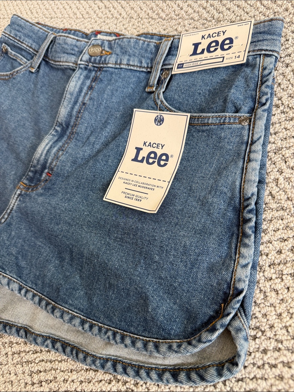 Lee Women’s Medium Blue Kacey Musgraves Denim Shorts